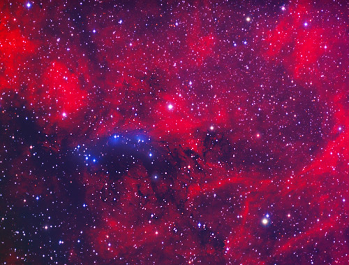Emission/reflection nebulae complex NGC 6914 in Cygnus