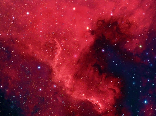 North America Nebula (NGC 7000) in Cygnus &amp;#151; "Gulf" region