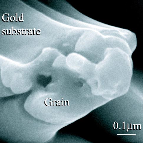 OC2 meteorite grain