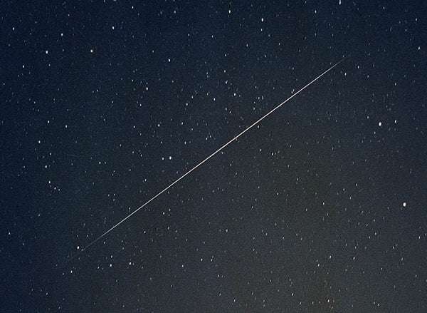 Perseid flash