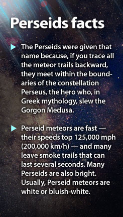 Perseid meteor shower facts