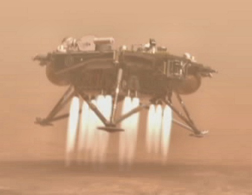 Phoenix Mars Lander prepares to touch down
