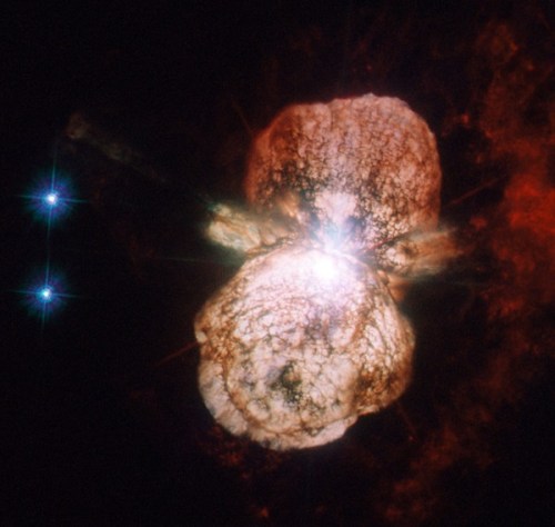 Artist's impression of Eta Carinae supernova