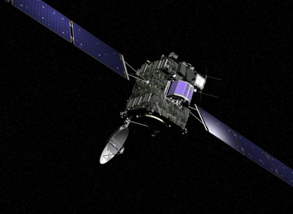 Rosetta’s first sighting of its target in 2014