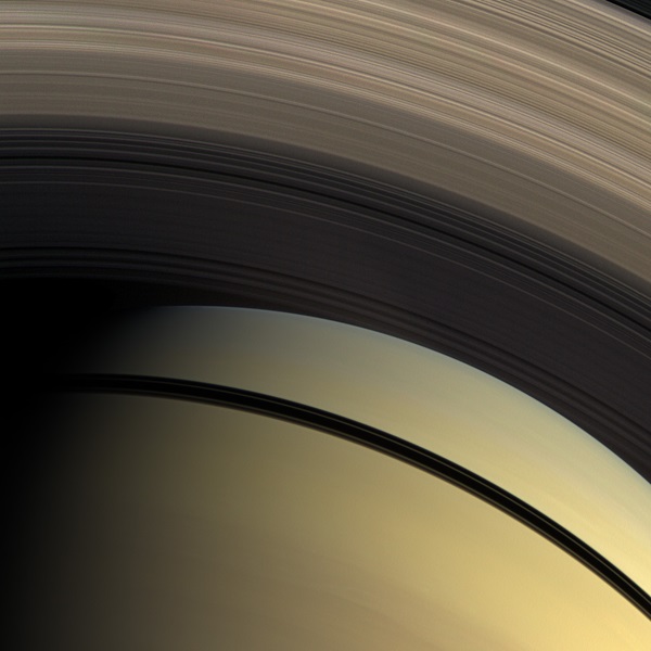 Saturn ring gradation