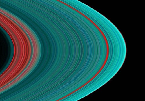 Saturn's rings in UV 