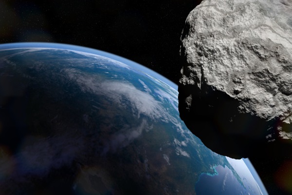 An asteroid and Earth, similar to what might have caused the Tunguska Explosion. Credit: Dotted Yeti/Shutterstock