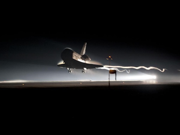 The shuttle's final landing