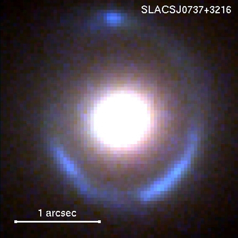 color composite image of the gravitational lens system