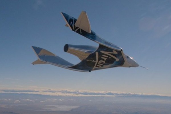 SpaceShipTwo during a flight test