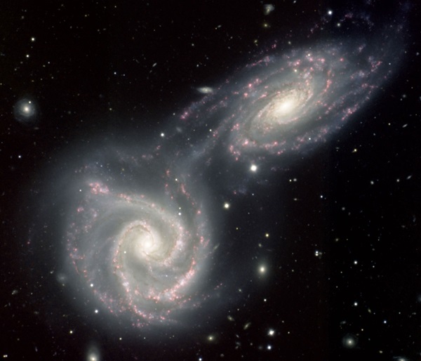 Siamese twin galaxies
