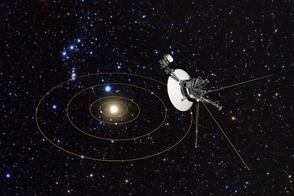 Voyager 2 look back