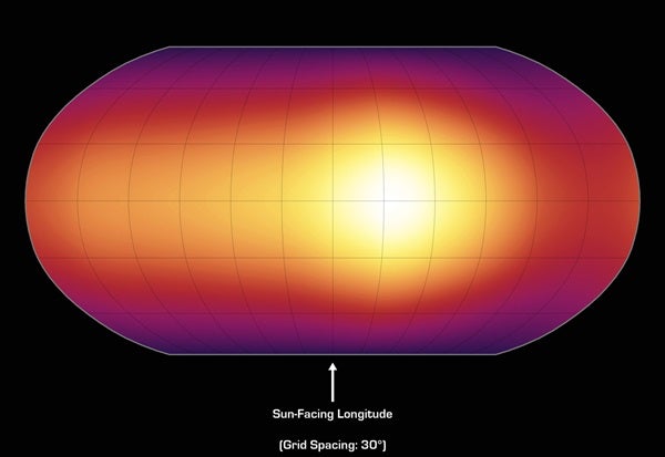 February 2010 WE thermal map