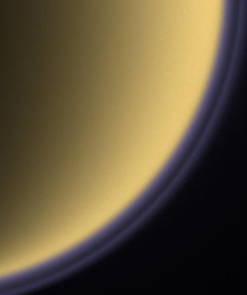 Titan haze layers