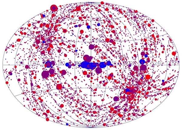milky way map
