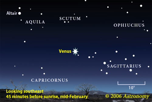 Venus in mid-February