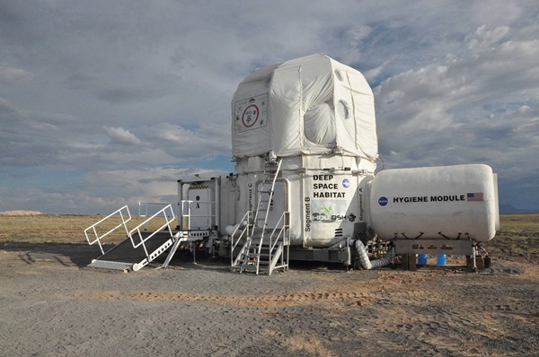 A NASA deep space habitat trainer