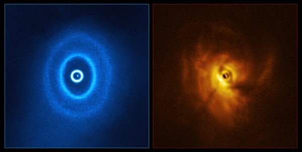 Two images of GW Orionis