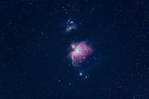A colorful shot of the Orion Nebula, created by blending multiple sets of long exposures. Credit: Alan Dyer