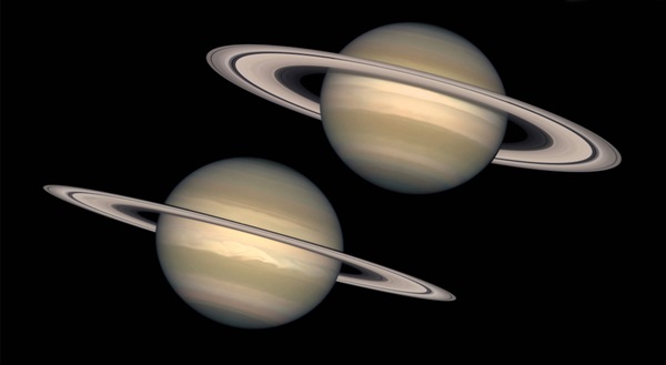 Saturn's hexagon and rings | The Planetary Society