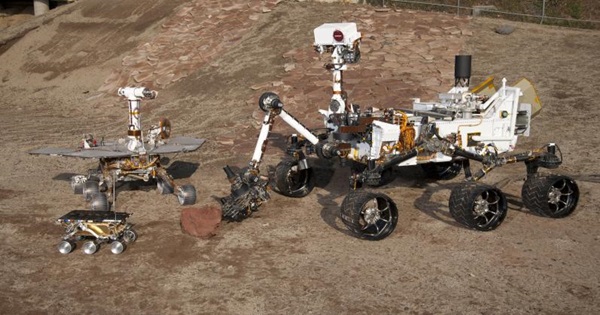 Mars rover models together