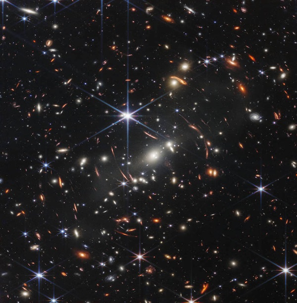 Webb view of galaxy cluster SMACS 0723