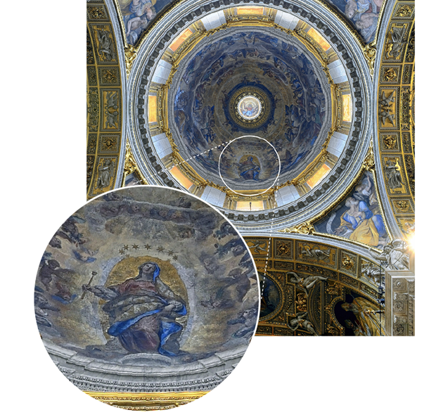 Roof of the Basilica di Santa Maria Maggiore 