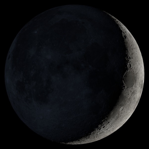 The Moon on January 24, 2023, 7 P.M. CST