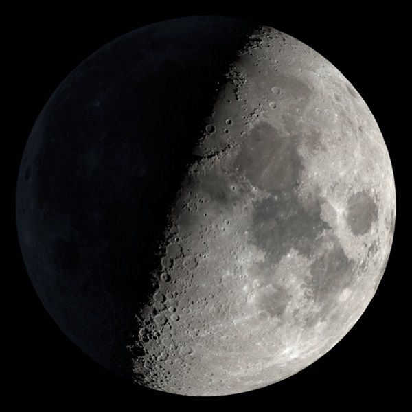 The Moon on the evening of Nov. 1, 2022