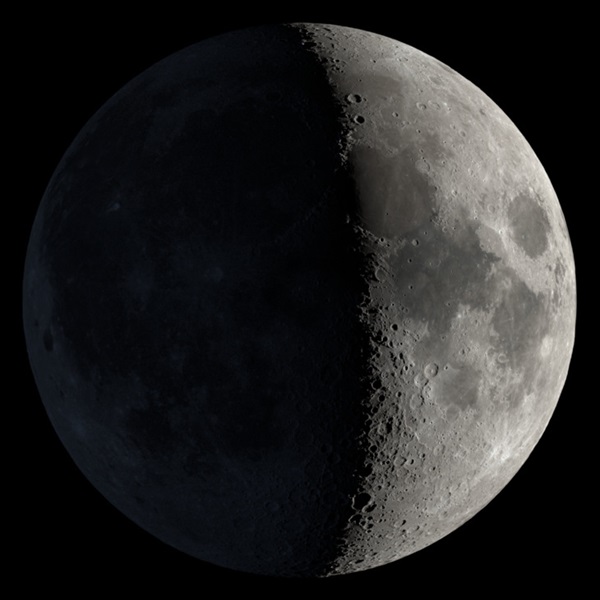 The Moon on October 1, 2022