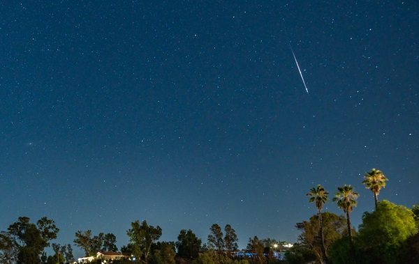Meteor over Temecula, California