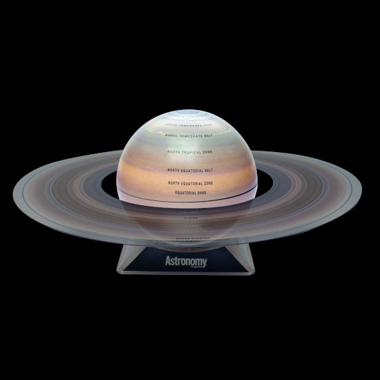 6" Saturn Globe