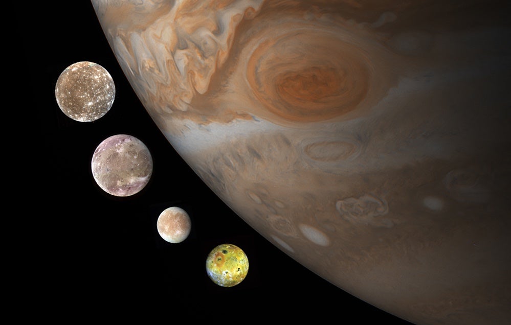 galileo four moons jupiter