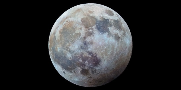 Moon taken during a penumbral lunar eclipse