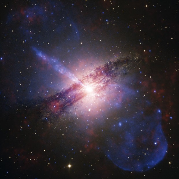 Centaurus A image by IXPE.
