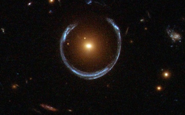 Einstein ring taken by Hubble Space Telescope