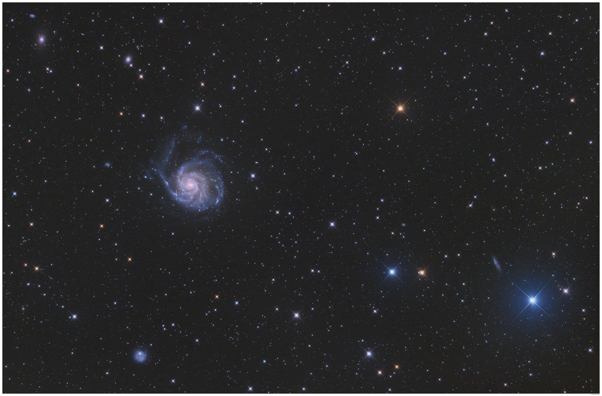 New supernova in the Pinwheel Galaxy now visible with a telescope