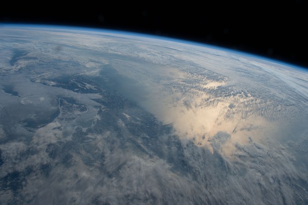 Earth, in an image taken from the International Space Station (ISS) on March 9, 2015. Credit: NASA