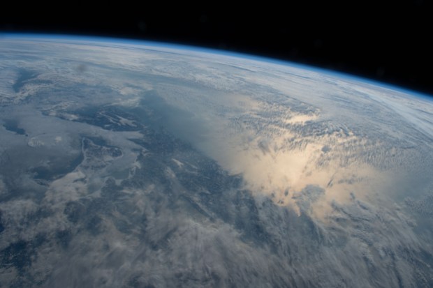 Earth, in an image taken from the International Space Station (ISS) on March 9, 2015. Credit: NASA