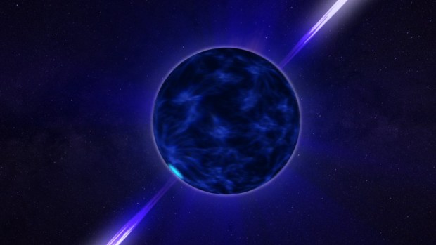 Artist's concept of a neutron star