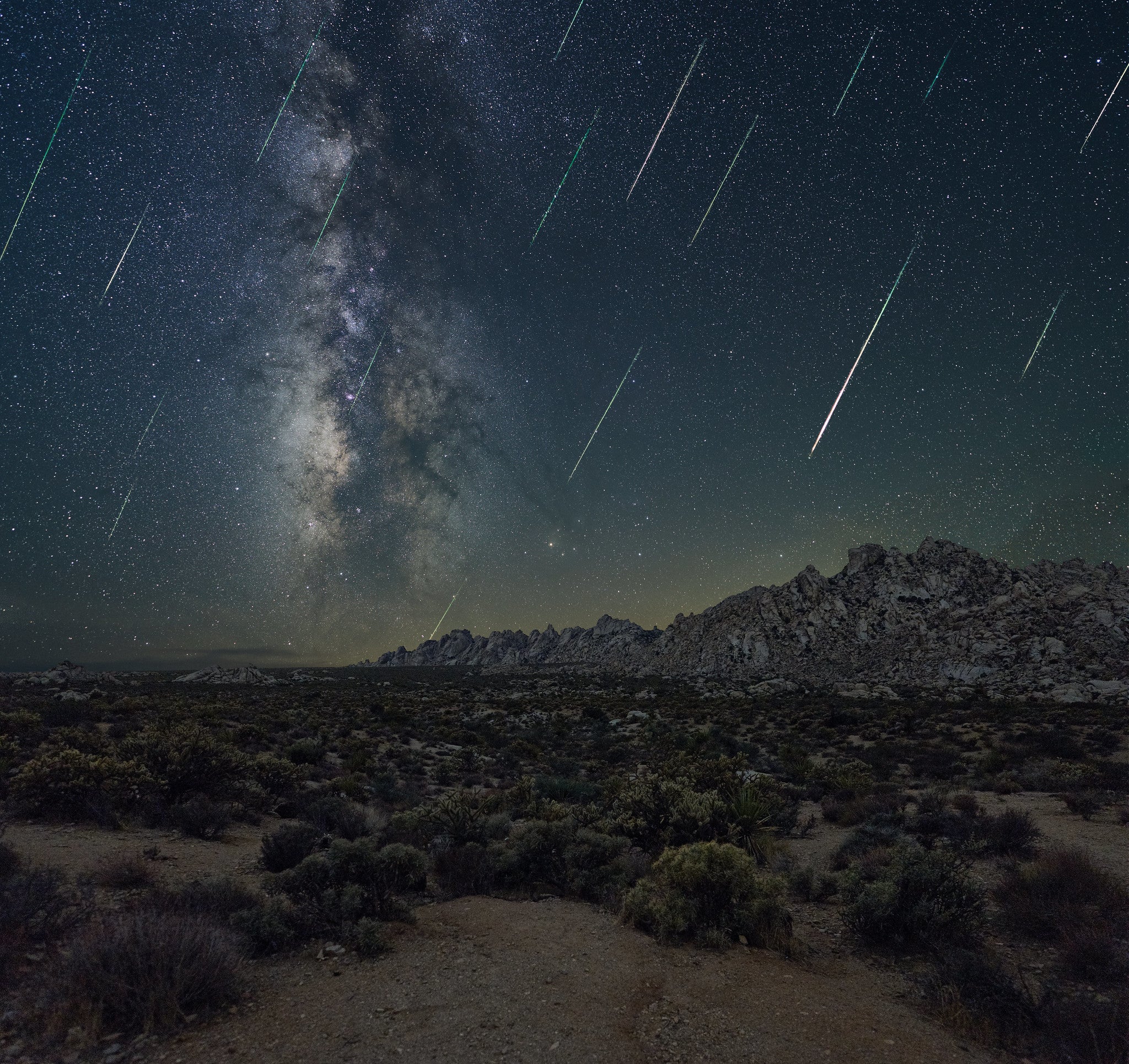 Perseid meteor shower