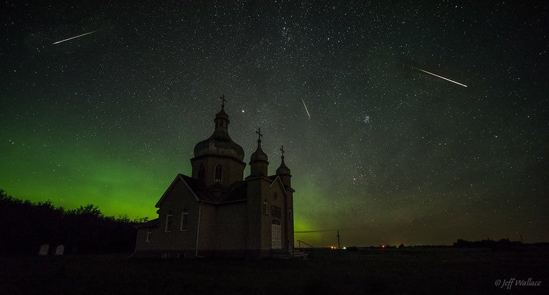 Perseid meteors