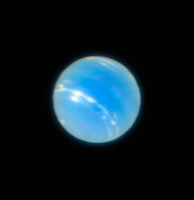 The planet Neptune.