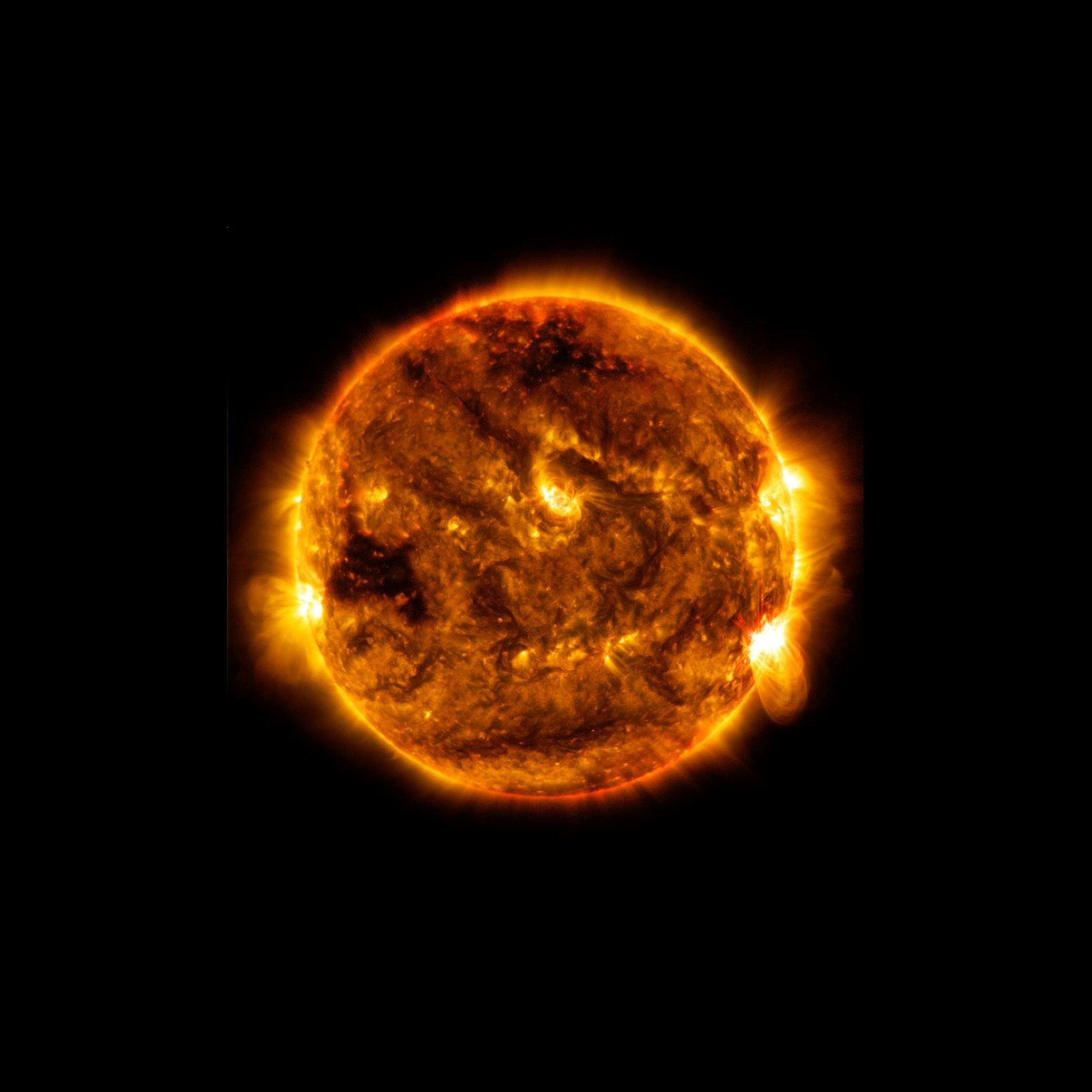 The Sun provides necessary energy for life on Earth, thanks to its powerful but compact core, which takes up just 1/50 our star’s volume.