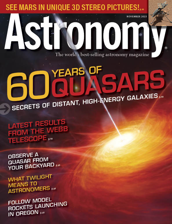November 2023 Cover of Astronomy