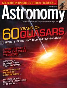 November 2023 Cover of Astronomy