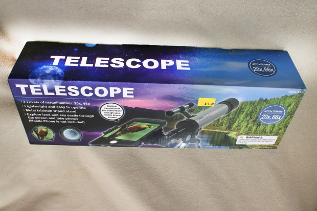 The telescope the author reviewed seemed like a deal at $15.