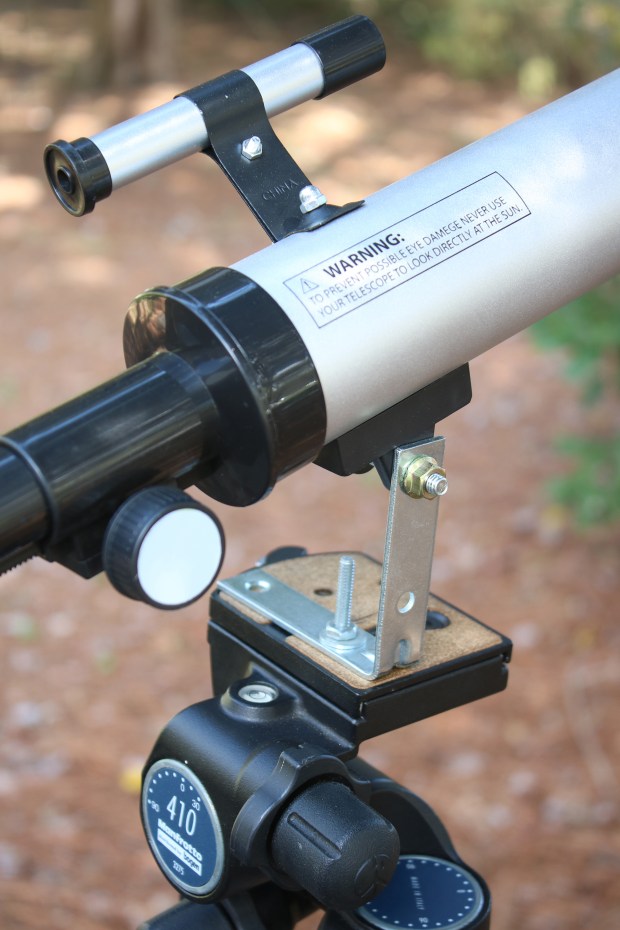  One of the main problems with this telescope was the lack of azimuth motion.