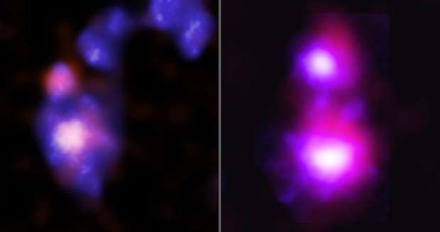 University of Alabama astronomy students discovered the first evidence for giant black holes in dwarf galaxies on a collision course with the help of NASA’s Chandra X-ray Observatory.