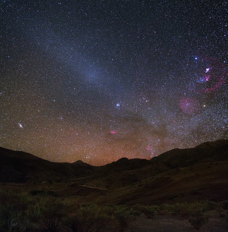 gegenschein over Chile